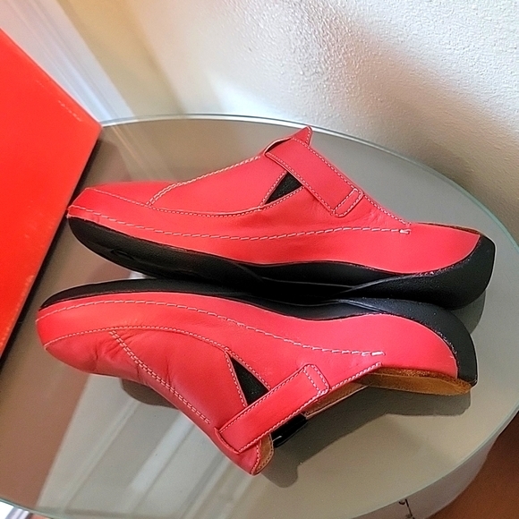 Wolky Clogs Red Leather - Picture 3 of 8